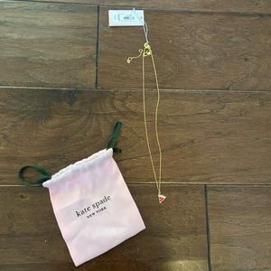 Kate Spade Watermelon necklace and bag NWT picnic perfect